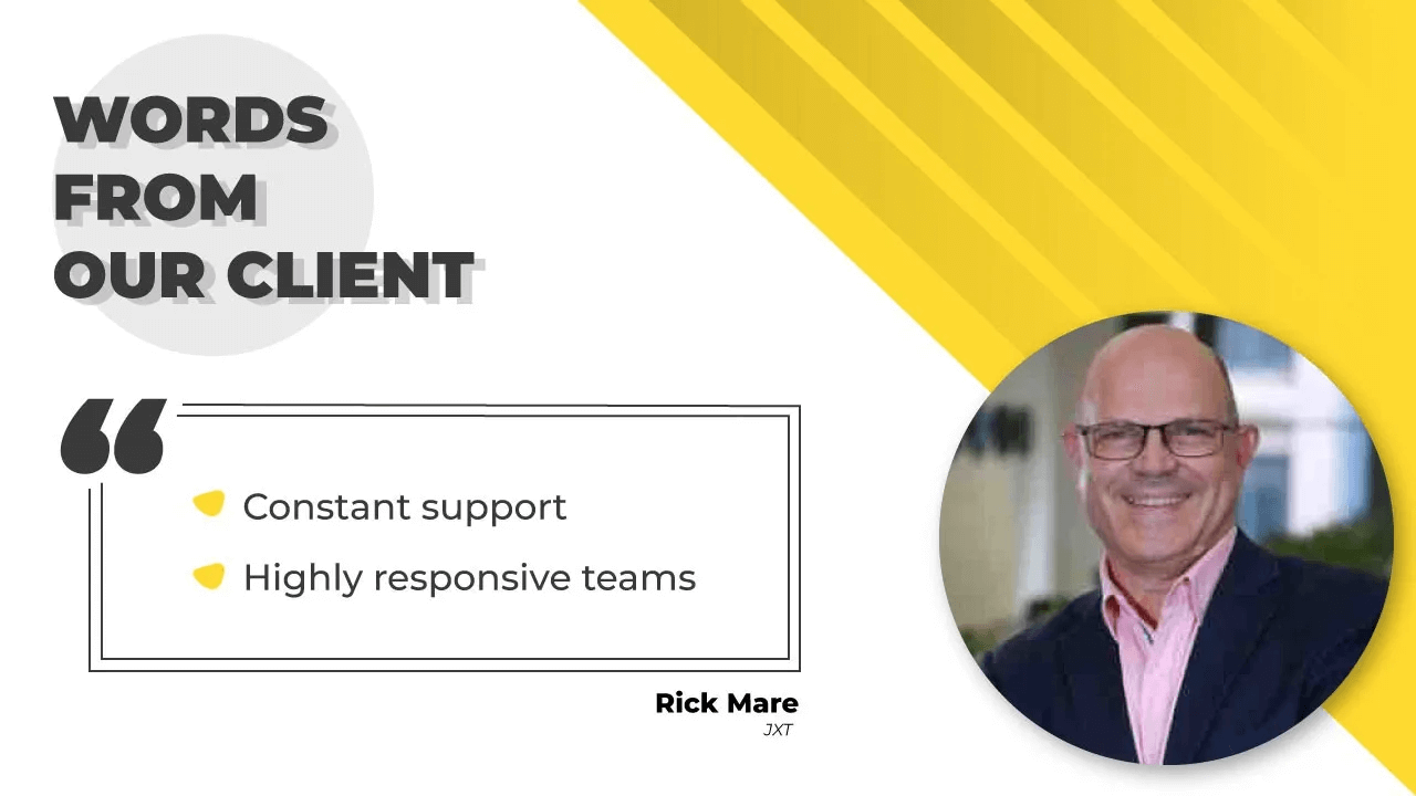 Words From Our Client-Rick Mare