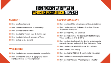 website pre-launch