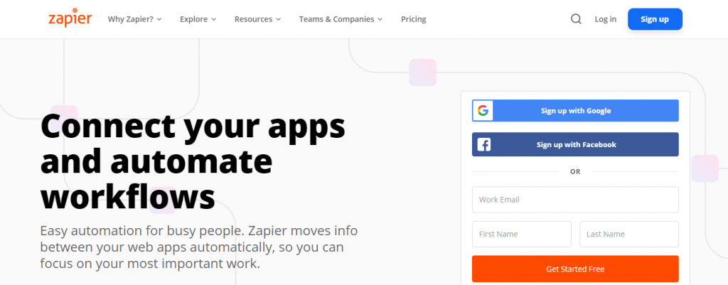 dedicated offshore team - Zapier’s automation solution