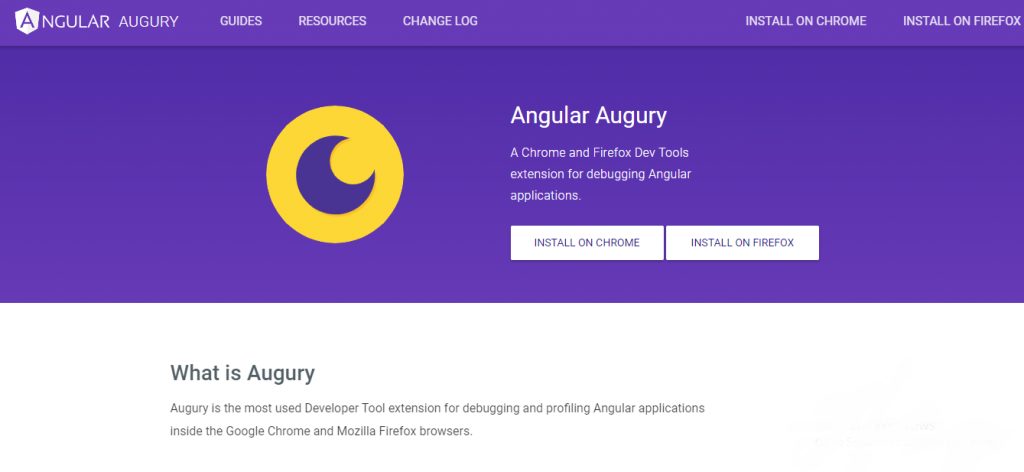 chrome tools for developers - Angular Augury