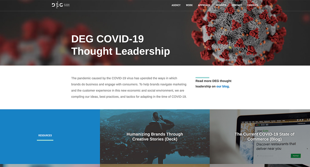 DEG Digital's response to COVID-19