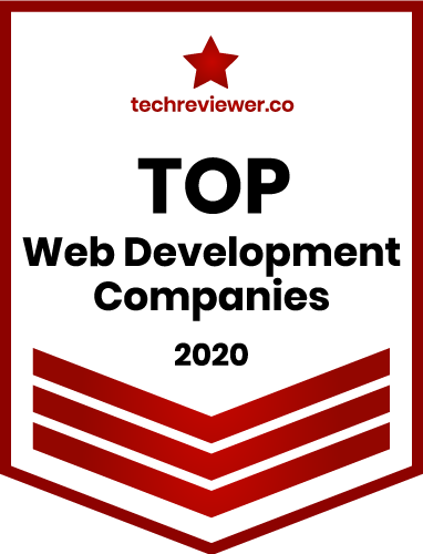 badge for top web development company techreviewer