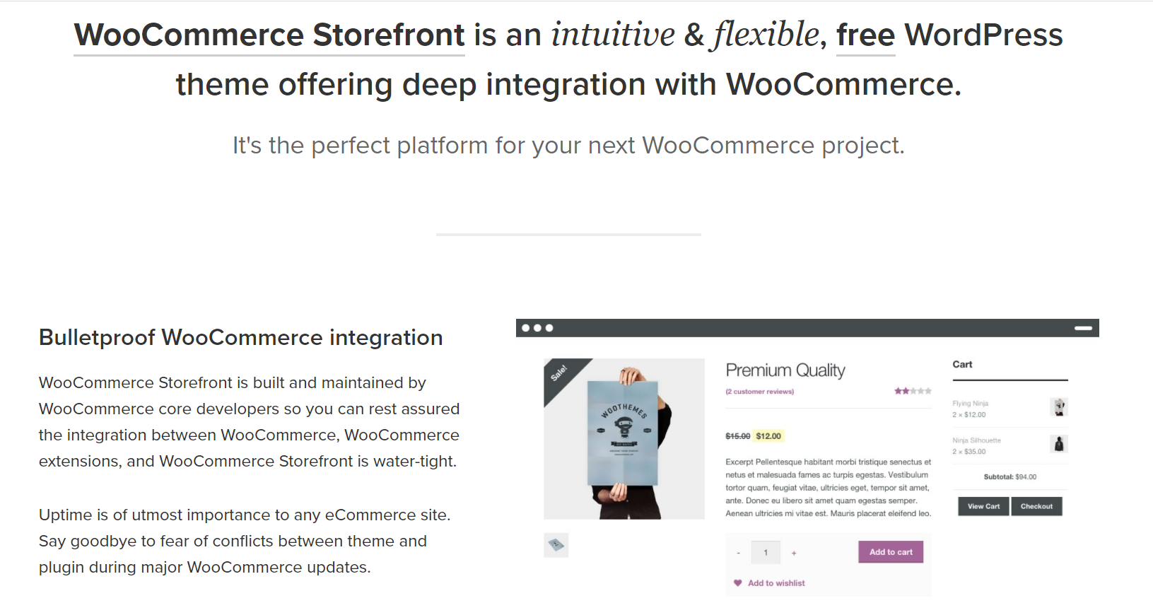 Storefront WooCommerce Theme