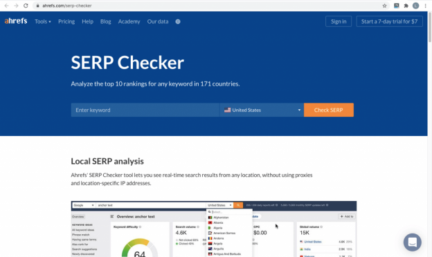 serp analysis