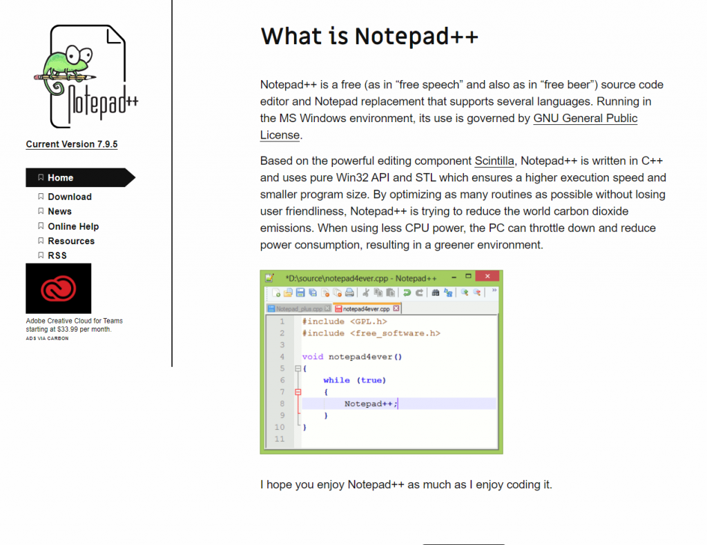 Notepad++