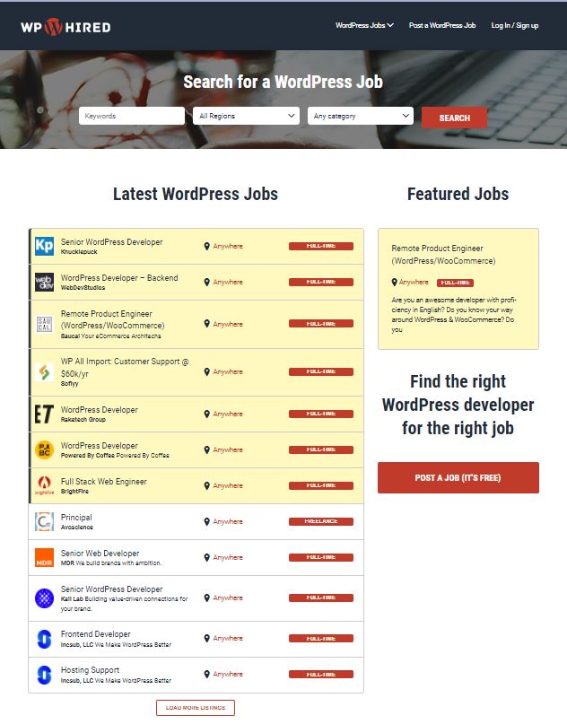 WordPress Expert Hiring