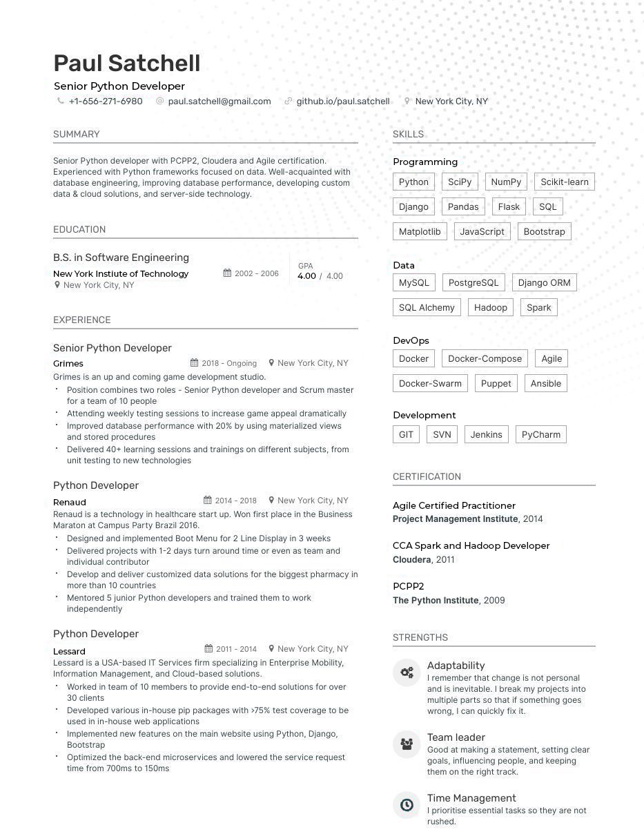 How to Shortlist the Best Python Developer Resume? Tips from Experts!