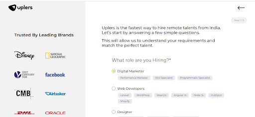 Uplers Remote Jobs Listings Page