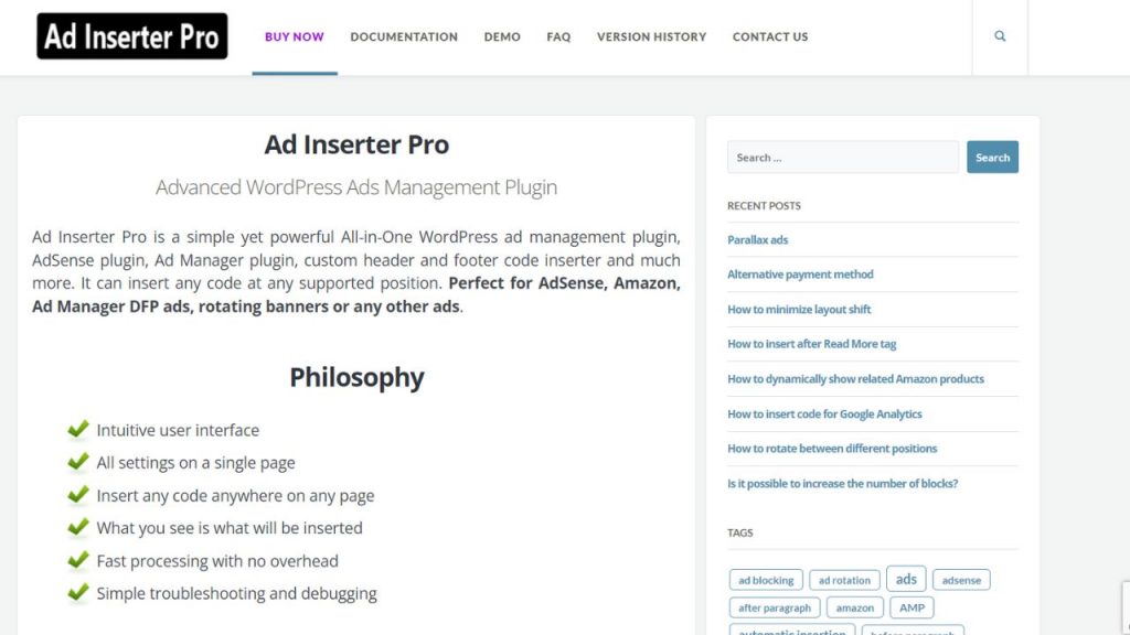 Ad Inserter is a Fairly Popular WordPress Plugin