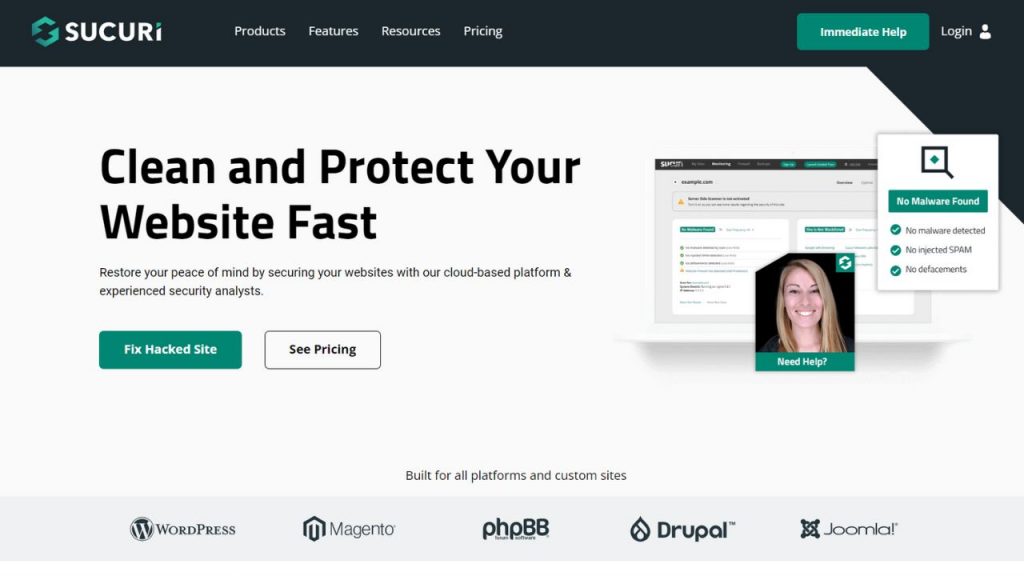 Sucuri Security - Clean & Protect Your Website Fast