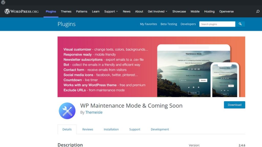 WP Maintenance Mode & Coming Soon Plugin