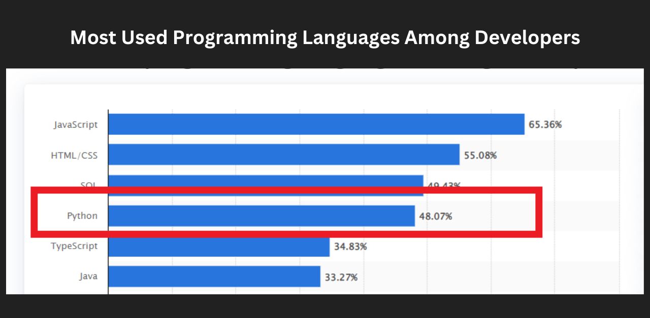 Most Used Programming Languages Among Developers
