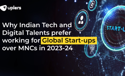Indian Tech and Digital Talents prefer working for Global Startups over MNC in ’23-24