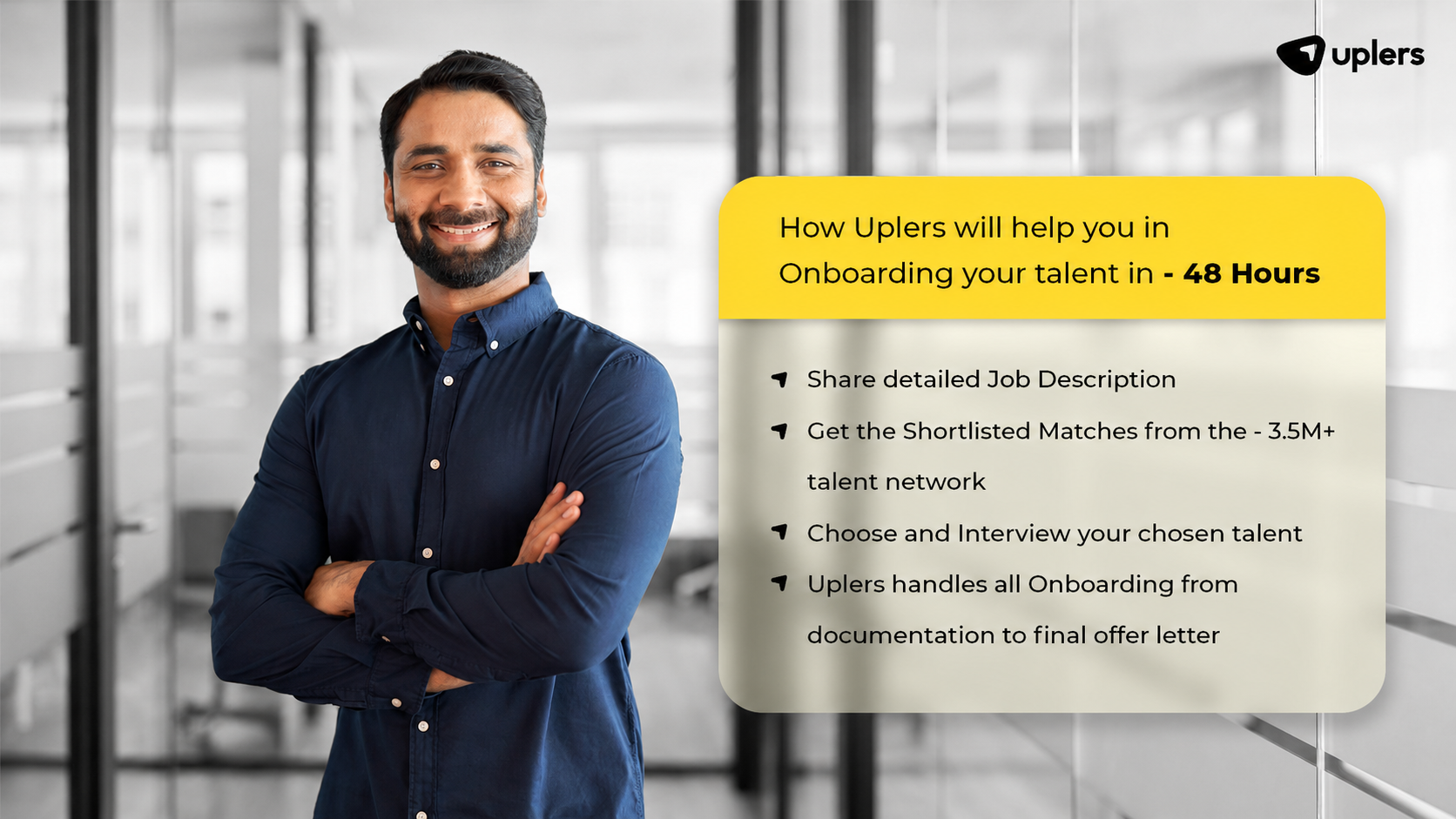 how Uplers will help you in onborading your talent