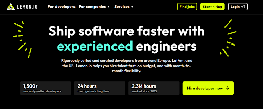 Lemoin io - Main page