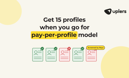 Selected 15 profiles when you go for the Pay-per-profile model