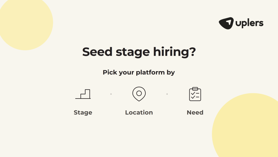 Top 5 recruiting platforms for seed-stage startup hiring engineers