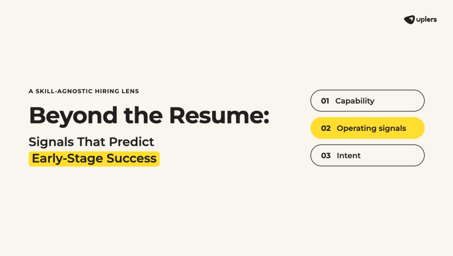 What Predicts a Candidate’s Success in a Startup?