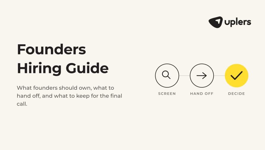 How Founders Can Stop Spending Too Much Time on Hiring
