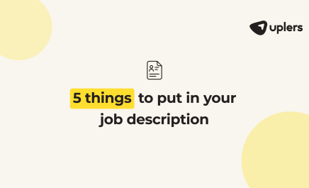 What should you actually include in a Job description?