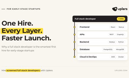 Why Hiring a Full Stack Developer Is the Smartest Choice for Early-Stage Startups
