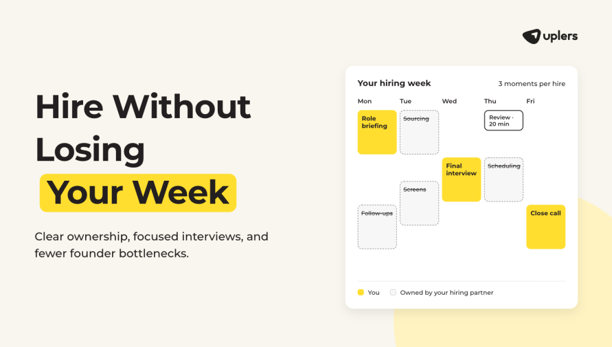 How to Design a Founder-Friendly Hiring Process