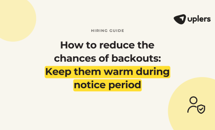 Keep Them Warm: Closing the Notice Period Gap