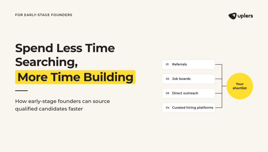 How to Choose the Right Sourcing Strategy for Your Early-Stage Startup